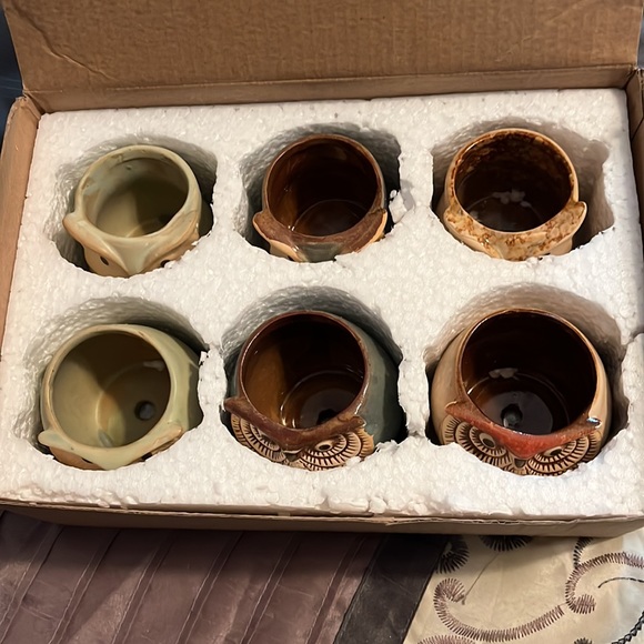 NWT set of 6 owl candle holders never used and in original packaging - Picture 3 of 4
